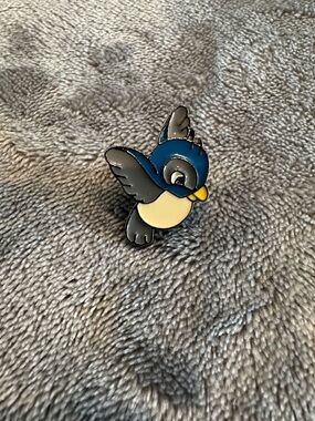 Disney style Cinderella blue bird pin